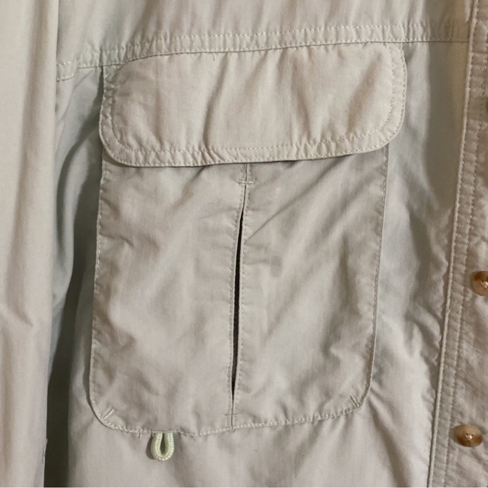 Bass Pro Worldwide Sportsman Long Sleeve Vented Button Down Shirt Men Size XL - Picture 7 of 9